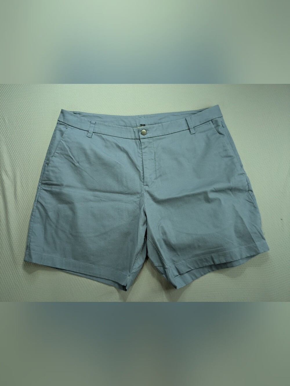 Lululemon Mens Commission Short 7" Canvas Blue Size 40 M7AUDS